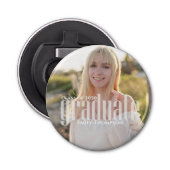 大学院タイポグラフィ卒業写真シンプル 栓抜き (正面)