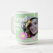 大学院デイジーフォトグリーン コーヒーマグカップ (正面左)