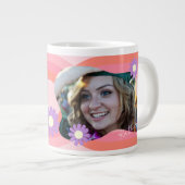 大学院デイジーフォトピーチ ジャンボコーヒーマグカップ (正面右)