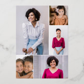 大学院トレンディー誌はグラードパーティー 箔招待状 (裏面)