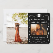 大学院ハットスクリプトタッセルは面倒な価値があった 招待状 (正面)