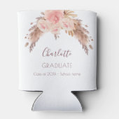 大学院パンパスグラス赤面バラフローラ 缶クーラー (裏面)