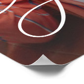 大学院パーソナライズされたのスクリプト写真 ポスター (角)