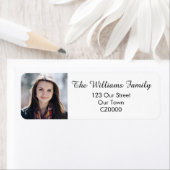 大学院パーソナライズされたの写真アドレス ラベル (インサイチュ)