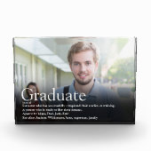 大学院パーソナライズされた写真定義引用文 フォトブロック (正面)