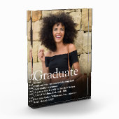 大学院パーソナライズされた写真定義引用文 フォトブロック (左)