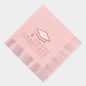 大学院パーソナライズされた名授与 箔ナプキン (右)