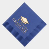 大学院パーソナライズされた名授与 箔ナプキン (右)