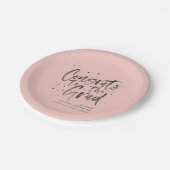 大学院パーティープレートへのおめでとう ペーパープレート (アングル)