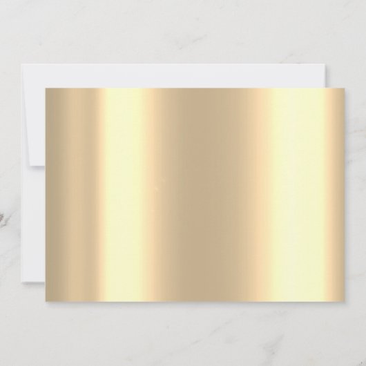 大学院パーティー学生バラ金ゴールド学士号 招待状 (裏面)