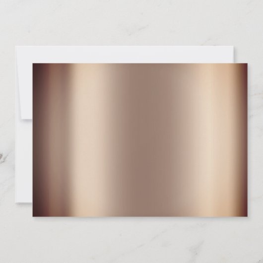 大学院パーティー学生バラ金ゴールド学士号 招待状 (裏面)