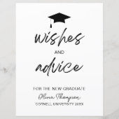 大学院パーティー標識の願意及びアドバイス (正面)