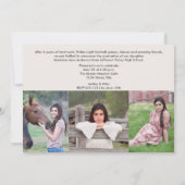 大学院パーティー赤面植物台本3写真 招待状 (裏面)