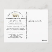 大学院フォトクラス年名金ゴールドグリッター ポストカード (裏面)