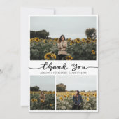 大学院フォトコラージュありがとうスクリプト サンキューカード (正面)