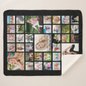 大学院フォトコラージュのスクリプト名ブラック シェルパブランケット (正面(横))