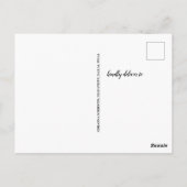 大学院フォトコラージュ日付の保存 ポストカード (裏面)