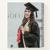 大学院フォトコラージュ記念 ノートブック (裏面)