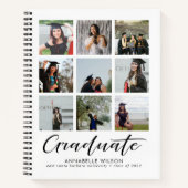 大学院フォトコラージュ記念 ノートブック (正面)