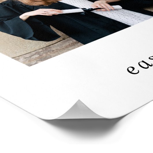 大学院フォトコラージュ記念 ポスター (角)