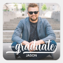 大学院フォトスクリプはっきりしたト スクエアシール