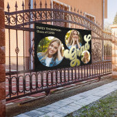 大学院フォトブラックと金ゴールド 横断幕