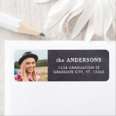 大学院フォトブラックシャルボード差出人住所 ラベル (インサイチュ)