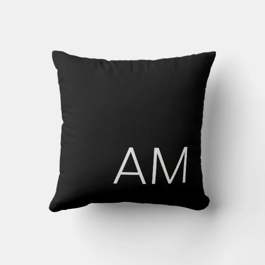大学院フォトブラックモノグラム2装飾用クッション クッション (裏面)