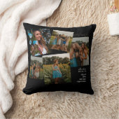 大学院フォトブラックモノグラム クッション (ブランケット)