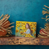 大学院フラムレス写真卓上 フォトプラーク (側面)