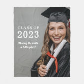 大学院フリースブランケット フリースブランケット (正面)