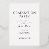 大学院プレステージ卒業写真招待状 箔シーズンカード (裏面)