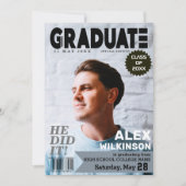 大学院マガジンカバースタイルシック5フォトコラージュ 案内状 (正面)