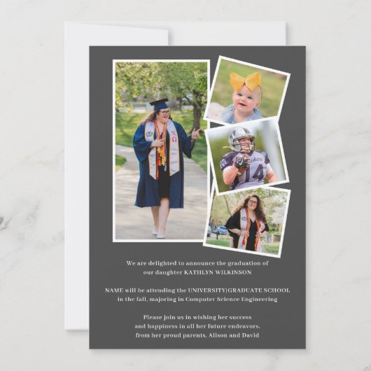 大学院マガジンカバースタイルモダン5枚の写真 案内状 (裏面)