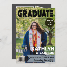 大学院マガジンカバースタイルモダン5枚の写真 案内状