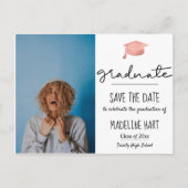 大学院ミニマルの脚本 | 写真の日付を保存 案内ポストカード (正面)