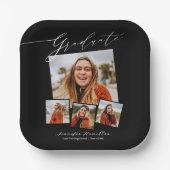 大学院ミニマル写真卒業パーティー ペーパープレート (正面)