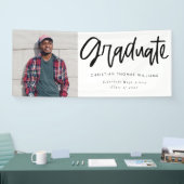 大学院モダンのスクリプト写真 横断幕 (トレードショー)