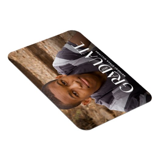 大学院モダンオーバーレイ写真グラフ発表 マグネット (右側)