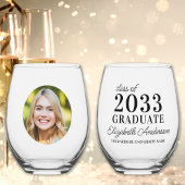 大学院モダンカスタム写真学校卒業 ステムなしワイングラス