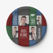 大学院モダンカスタム写真校紙プレート ペーパープレート (正面)