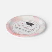 大学院モダンタイポグラフィガーリー幾何大理石 ペーパープレート (アングル)