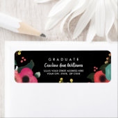 大学院モダンフローラ差出人住所ラベル ラベル (インサイチュ)