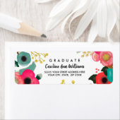 大学院モダンフローラ差出人住所ラベル ラベル (インサイチュ)