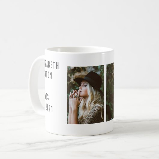 大学院モダン写数々の真スタイリッシュ コーヒーマグカップ (正面左)