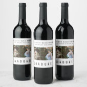 大学院モダン写数々の真スタイリッシュ ワインラベル (ボトル)