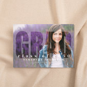 大学院モダン写真テンプレートタイポグラフィオーバーレイ 案内状