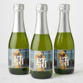 大学院モダン写真ミニ スパークリングワインラベル (ボトル)