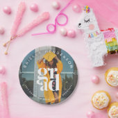 大学院モダン写真紙プレート ペーパープレート (パーティー)