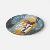 大学院モダン写真紙プレート ペーパープレート (アングル)